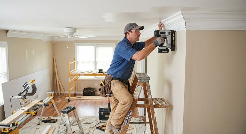 Kitchen Molding Installation in Wilmington, NC